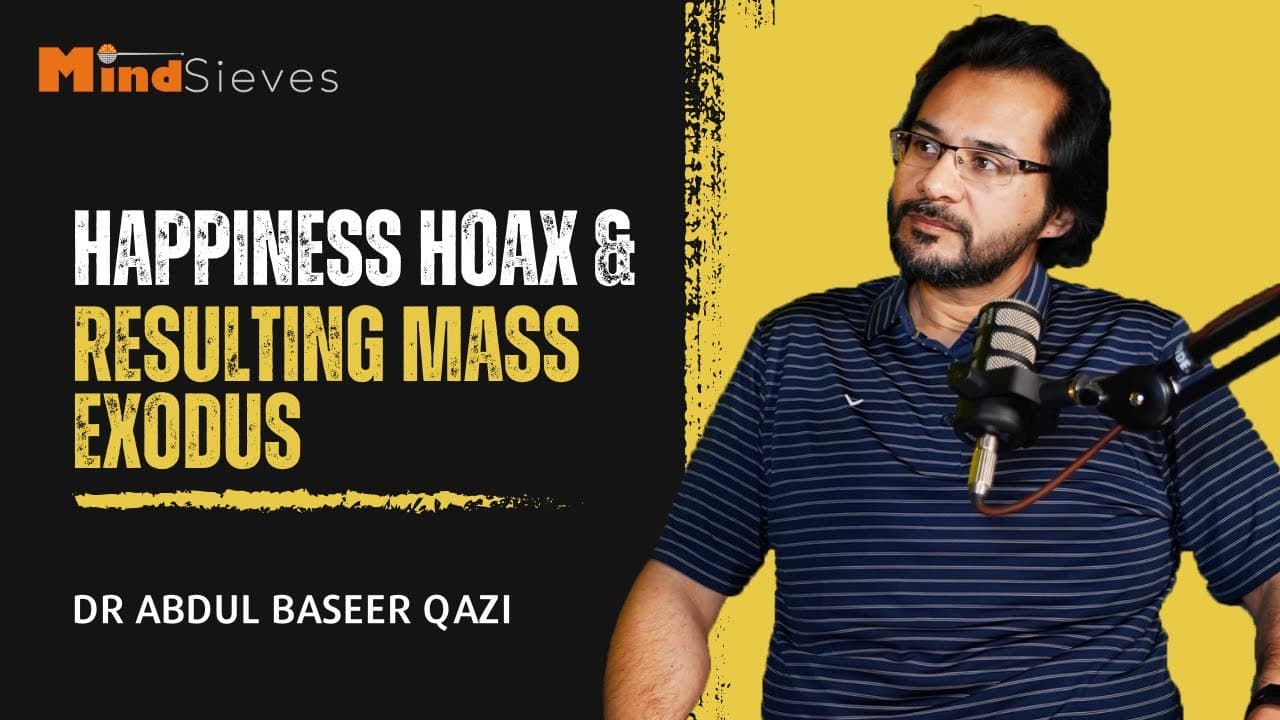 The Happiness Hoax and the resulting Mass Exodus - CECOS University Podcast
