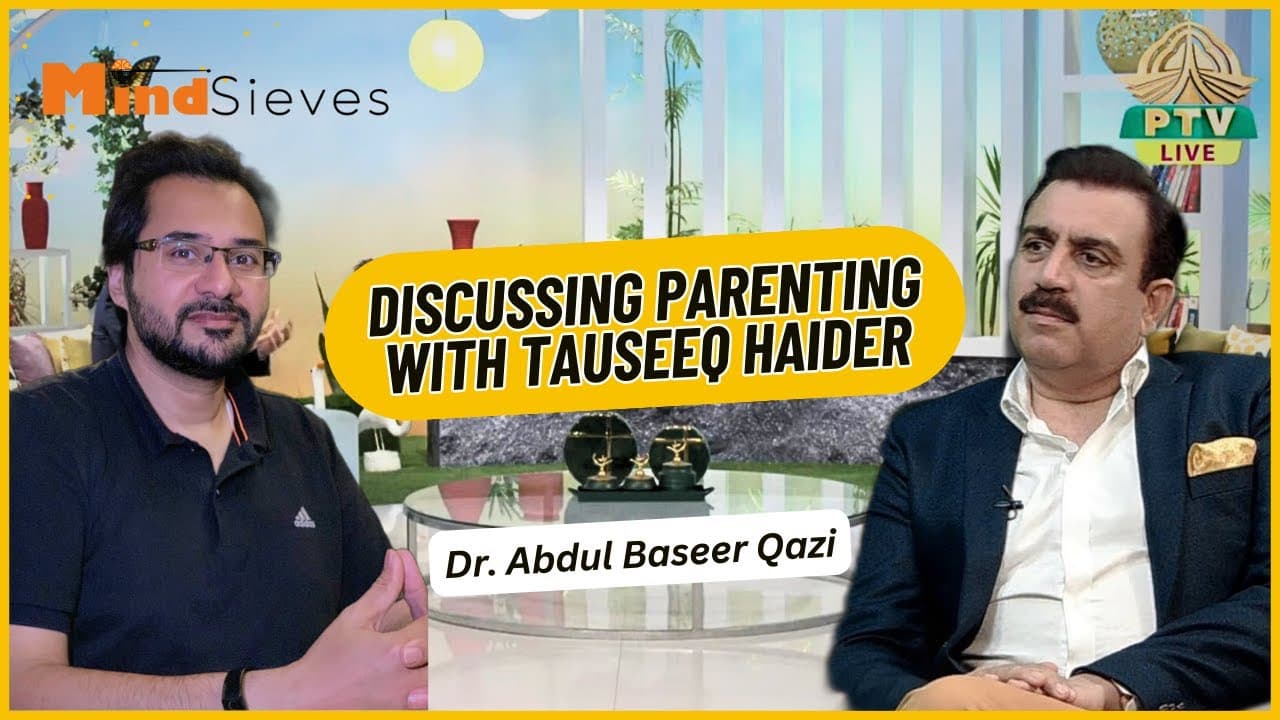 Dr. Abdul Baseer Qazi on PTV Home Introducing Infinite Parenting with Tauseeq Haider